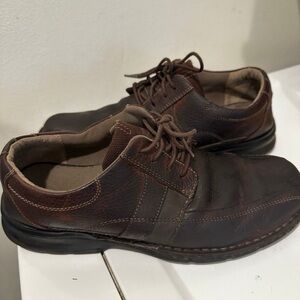 Clarks Men’s Walking Shoes Lace Up Brown Size 8